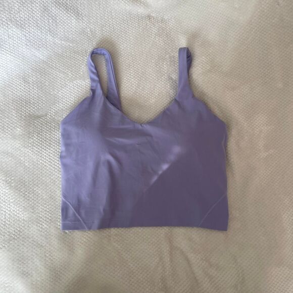 LULULEMON LILAC SPORTS BRA / CROP TANK - Picture 1 of 5